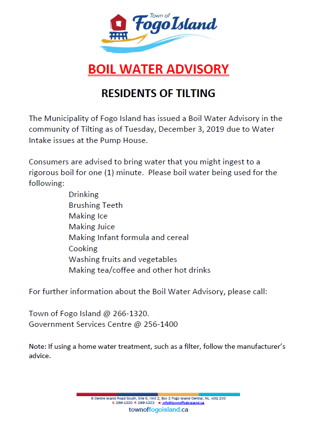 boil water advisory