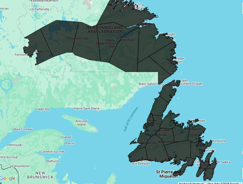 Fire Hazard Rating for Tuesday, July 15, 2025 Last Updated: Tuesday, July 15, 2025 2:09 PM NDT. When fires in a particular region are BANNED, the region will be coloured black.