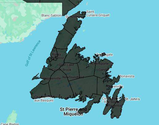 Fire Hazard Rating for Tuesday, July 29, 2025 Last Updated: Tuesday, July 29, 2025 2:24 PM NDT.  When fires in a particular region are BANNED, the region will be coloured black.