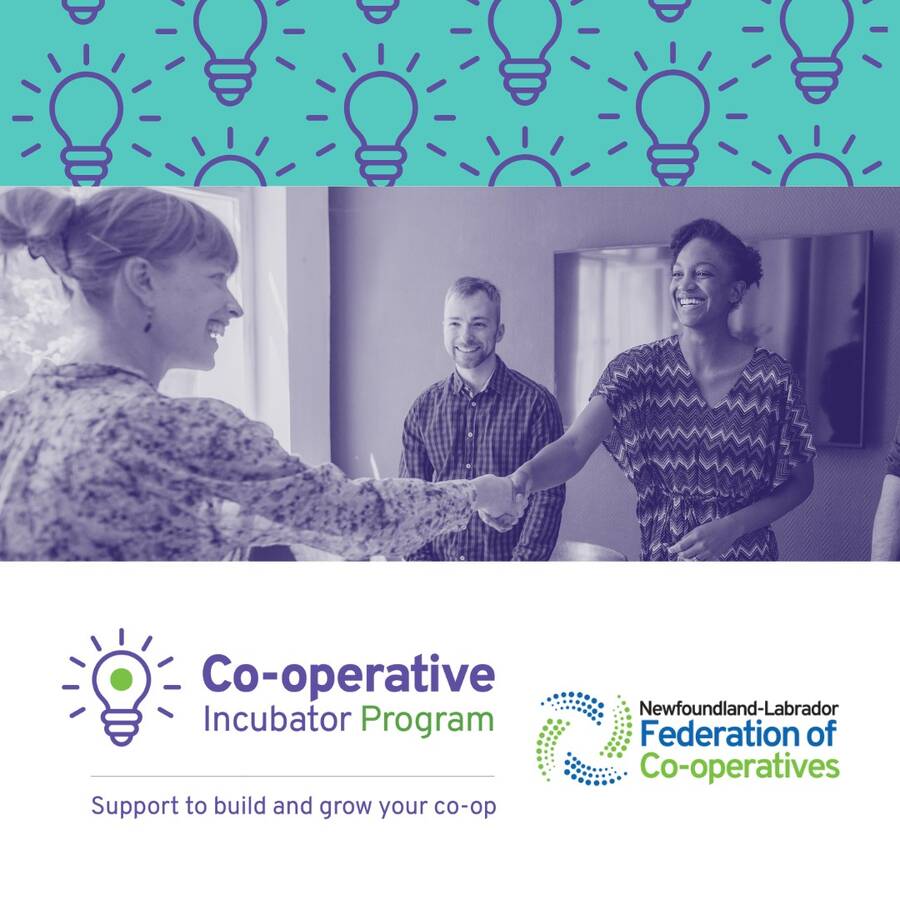 The Newfoundland and Labrador Federation of Co-operatives (NLFC) has launched an expanded Co-operative Incubator Program, now accepting applications from across the province! Are you a group of 3 or more individuals or organizations who want to turn an idea into a co-operative reality? Build Your Co-op and Grow Your Co-op are the two complementary streams to support you from idea to incorporation to start-up! There are 5 focus areas: Childcare, Housing, Health & Well-being, Employment and Environment. Applications close on January 26th, 2026. Learn more: https://nlfc.coop/incubator/