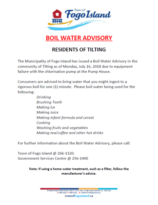Boil Order Tilting